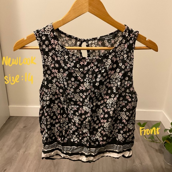 New Look Sleeveless Printed Top - Picture 1 of 2